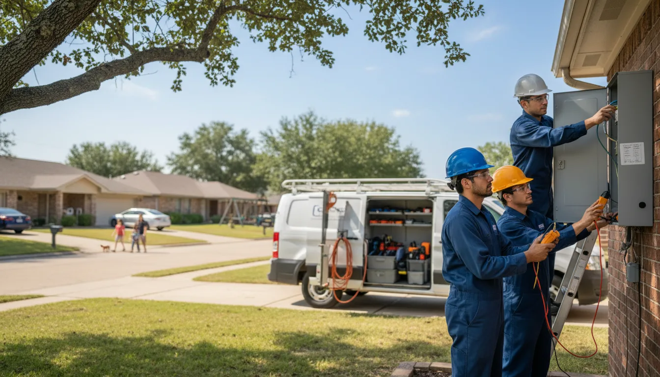 Certified electrician providing emergency electrical services in Cromwell, IN
